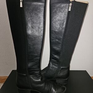 Kenneth Cole Black Knee High Boots